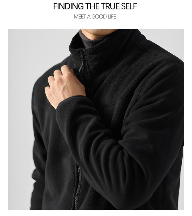 2025 Autumn/Winter Plus Velvet Fleece Jacket: Thick, Warm, Perfect Inner Layer for Shell Jackets