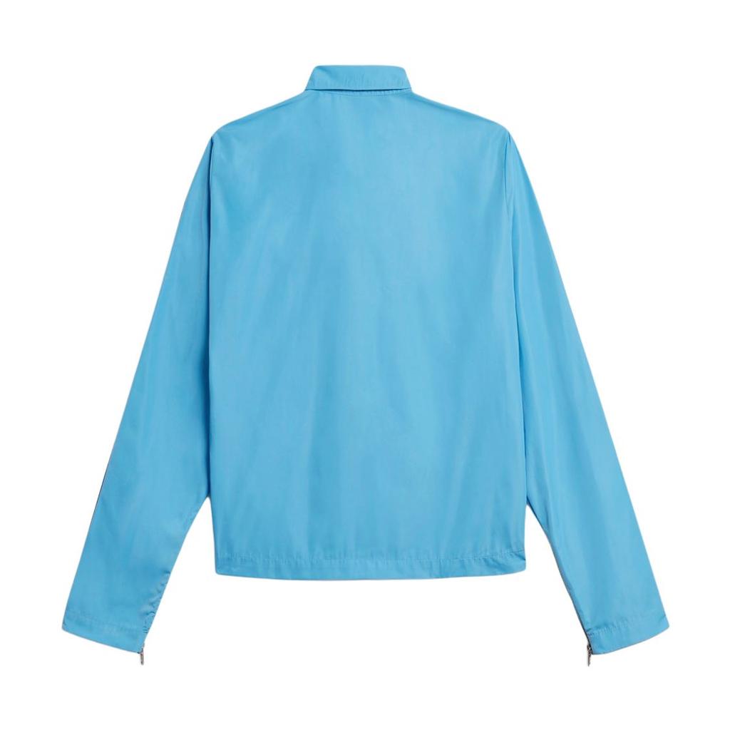 Adidas Originals X Lotta Volkova Collaboration Casual Breathable Striped Zip-Up Long Sleeve Jacket Men Jackets Blue GE5843