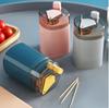 Press-type Automatic Pop-up Toothpick Holder Hotel Home Living Room Hotel Toothpick Box Toothpick Jar Portable Toothpick Bottle