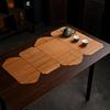 Creative Handmade Bamboo Tea Mat Craftsmanship Kung Fu Tea Set Accessories Tea Making Insulation Mat Bamboo Mat Dry Tea Mat