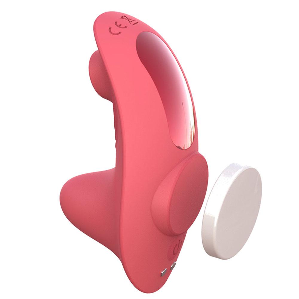 Compact Magnetic Wearable Vibrator with Remote Control for Women - Discreet Adult Pleasure Device