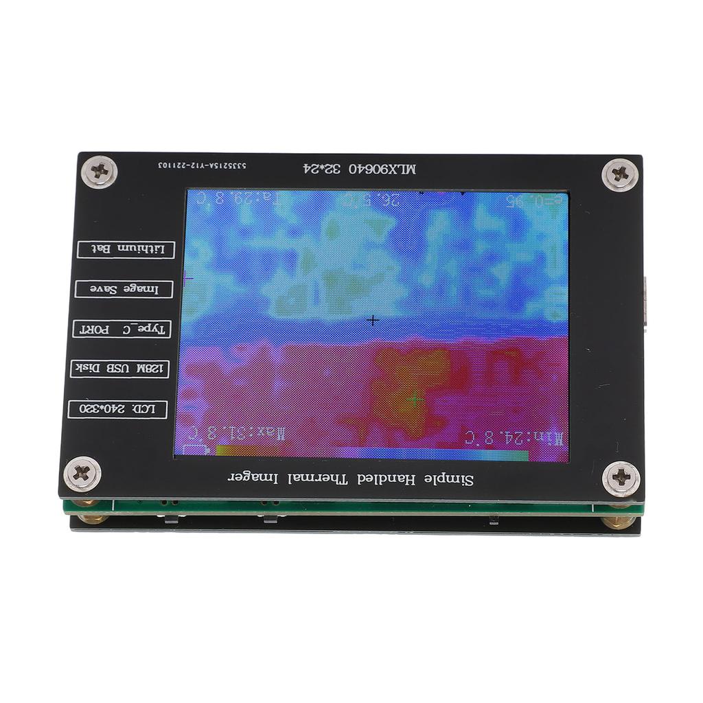 Thermal Imager Infrared Camera Digital Handheld Portable Multifunctional 2.8in LCD Screen