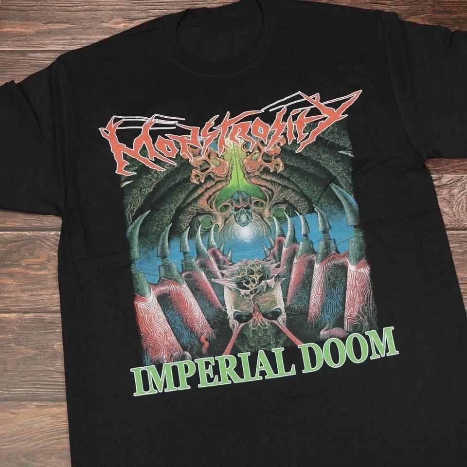 Monstrosity - Альбом IMPERIAL DOOM Футболка для группы Размеры от S до 5XL Унисекс Футболка M