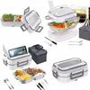 Elektryczny Lunch Box Obiadowy Pojemnik Na Jedzenie Termos Podgrzewacz 40V