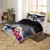 Erosebridal Ice Hockey Bedding Set Twin Hockey Player Duvet Cover for Kids Boys Girls Teens Juvenile Sports Game Comforter Cover Set Soft Mi