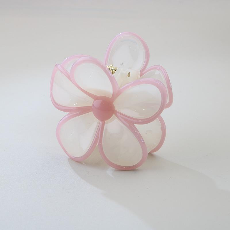 The New Frellia Flower Hairpin for Spring and Summer In Candy Color Is A High-end Hair Accessory with A Flower Back of The Head