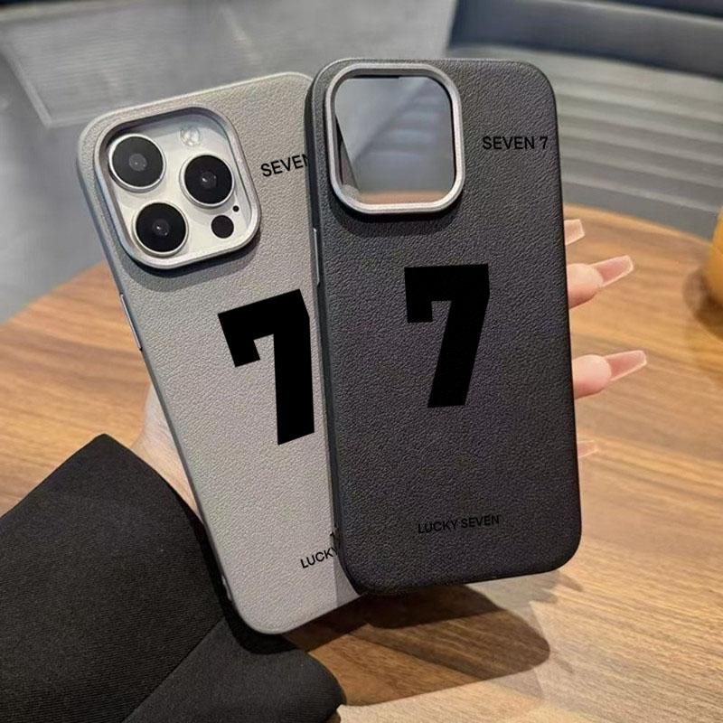 Lucky Number 7 Soft Silicone Phone Case for Samsung S25 Ultra Cases Galaxy S24 Plus S23 FE S22 S21 A16 A56 A35 A55 A15 Cover