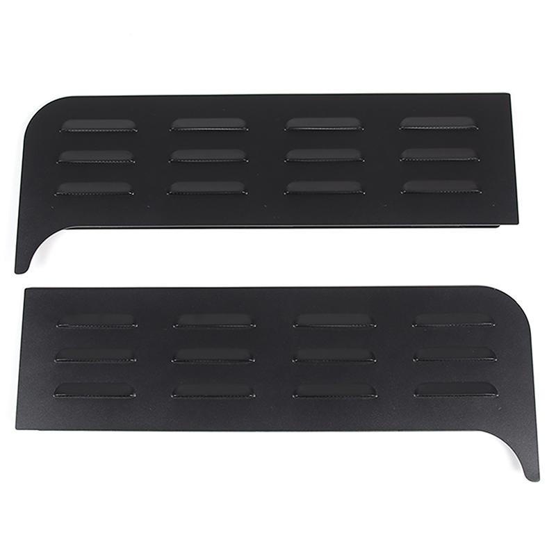 

For INEOS Grenadier 2020-2026 Aluminum alloy Car Rear Side Window Side Window Glass Protection Panel Car Accessories чёрный