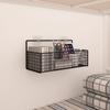 "Punch-Free Bathroom Wall Racks - Storage for Toiletries, Dorm Bedroom, or Books"