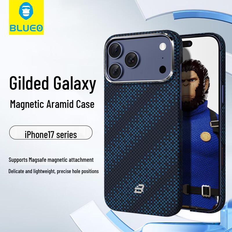 BLUEO Magnetic Kevlar Aramid Fiber iPhone Case