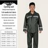 Reflective Knit Cycling Raincoat and Pants Set - Anti-Storm/Flood for Riders