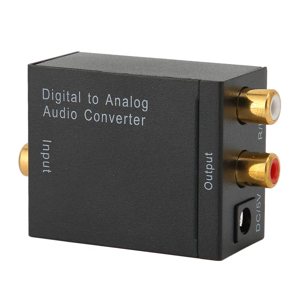 H3622 Digital Optical to Analog Audio Converter Lossless Sound Quality Audio Converter with Fiber