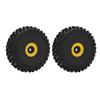 2Pcs RC Car Front Wheel and Tire RC Rubber Tires Plastic Wheel for WLtoys 144010 1 14 Remote Control Car