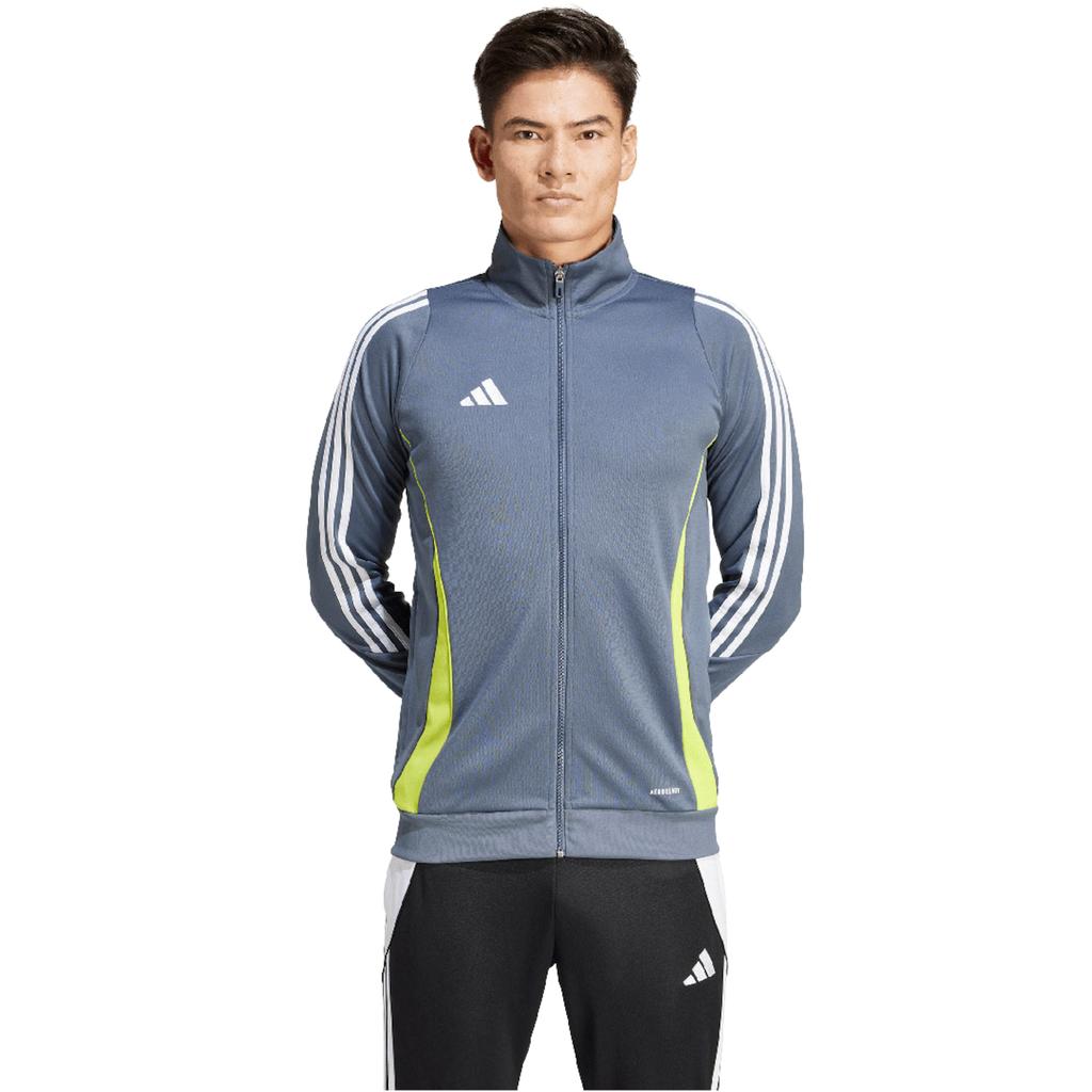 ADIDAS PERFORMANCE Tiro 24 Jacket, Mens Grey Sweatshirt