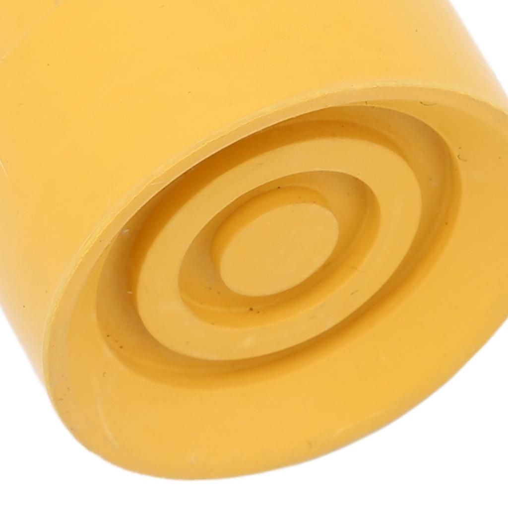 5 STÜCKE Einzelwinkel Gehstockspitzen 3/4 Zoll Imitationsreifenprofil Konservierend Rutschfestes Gummi 19mm Krückenspitzen für Handkrücke