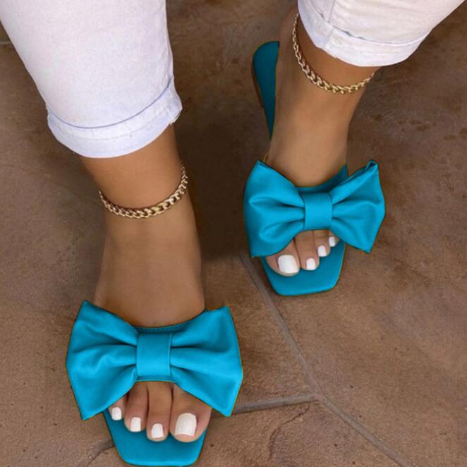 

Мода 2025 женские новые уличные плоские кожаные нескользящие пляжные женские шлепанцы Повседневные универсальные модные женские сандалии шлепанцы 35 синий