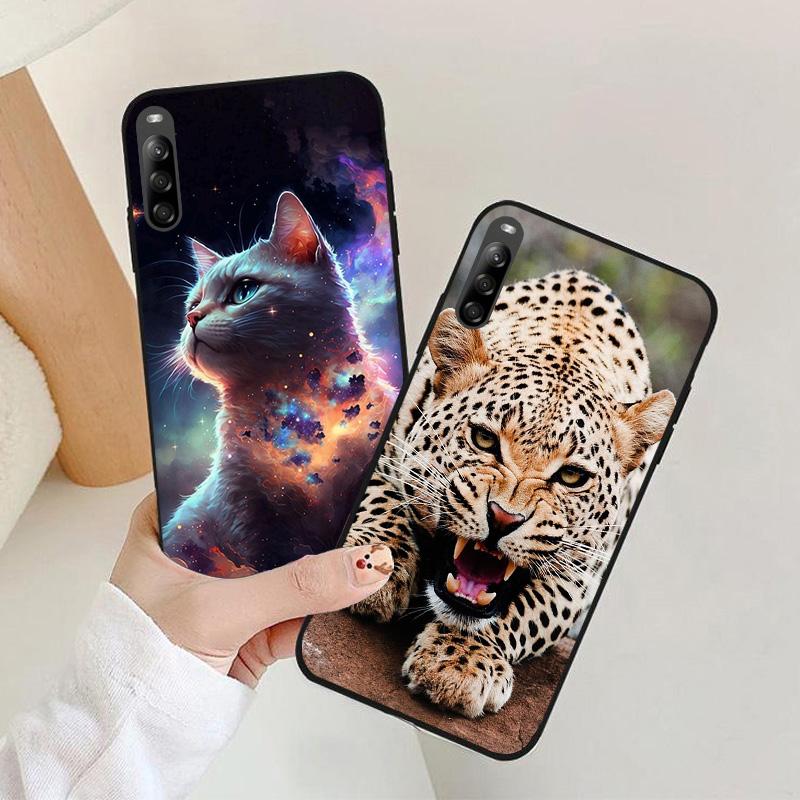 Case For Sony Xperia L4 Luxury astronaut Silicone Protection Back Cover For Sony Xperia 1 XA1 XA2 Plus Funda Capa XperiaL4 Shell