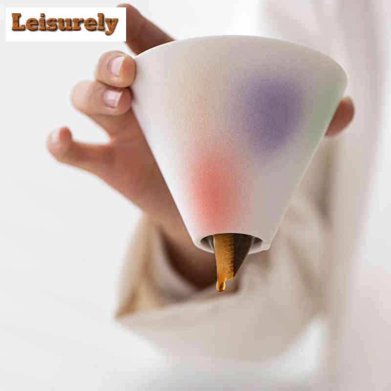 400ml Gradient Peach Blossom Coffee Filter Cups Espresso Filter Set Reusable Cone Pour Over Coffee Dripper Filters Accessorie