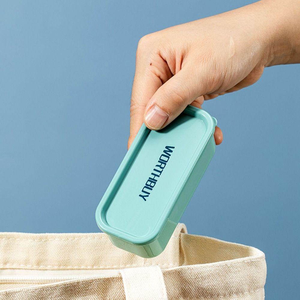 Portable Cotton Swab Box Mini Storage Box Ins Dental Floss Holder  Household