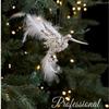 New Glitter Christmas Hummingbird Ornaments Realistic Simulate Simulation Bird Decor Faux Hummingbird Home Decor