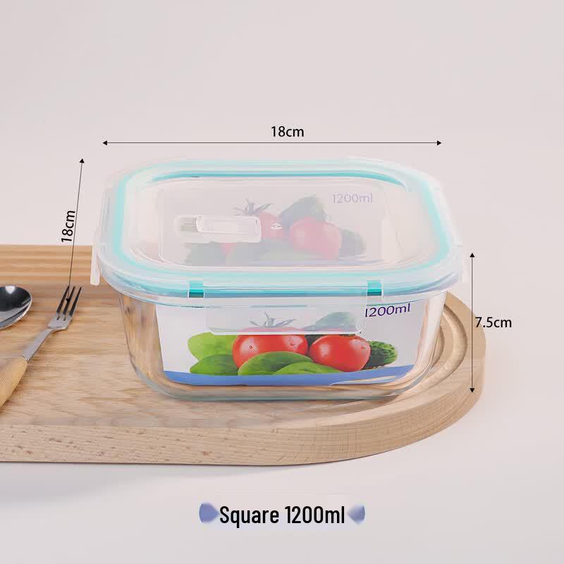 

YOLCO Glass Square Food Container