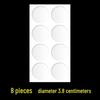 Seamless Round Transparent Acrylic Double-Sided Adhesive Dots for Balloons, Car Ornaments, Wedding Decor, and New Year Pictures.