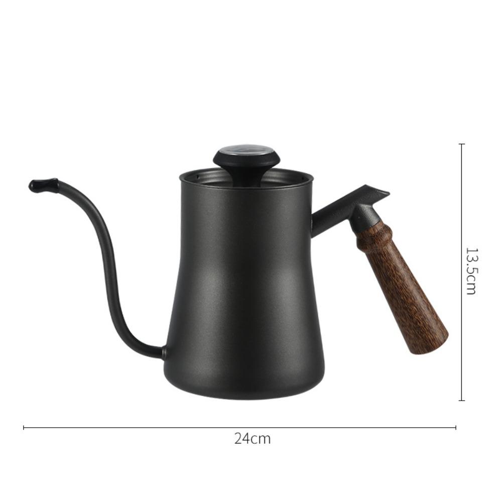 Mini Stainless Steel Coffee Pour-Over Kettle Teflon, Long Thin Spout with Temp Control for Drip/Filter Coffee Barista/Home KFS-030