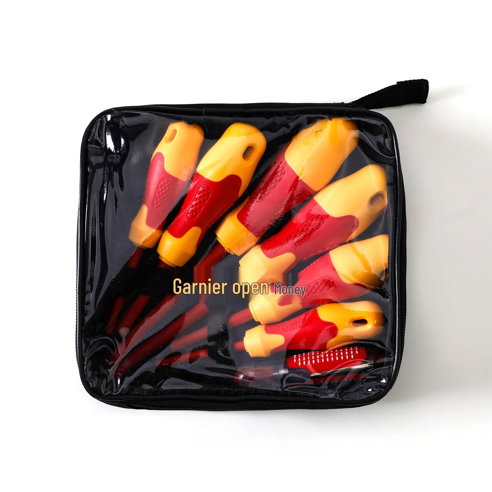 

In-Stock Insulated Screwdriver Set: Phillips & Slotted, Electrician-Grade, 500V High Voltage Resistant