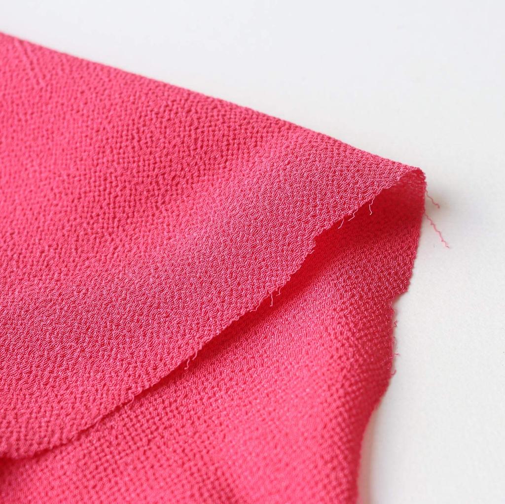 Nippon Chuko NBK Ichigoe 70cm Wide X 7m Size Matcha Green Chirimen, Plain, Approx. Cut, 46,