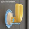 Slippers Storage Rack Wall Mount Suction Cup Drying Rack U Shape Slipper Holder for Bathroom Kitchen