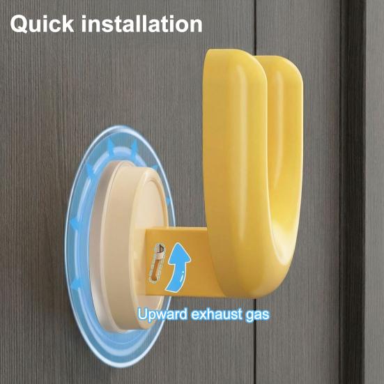 Slippers Storage Rack Wall Mount Suction Cup Drying Rack U Shape Slipper Holder for Bathroom Kitchen
