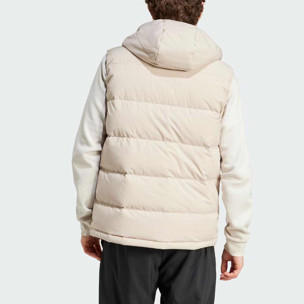New Adidas Free Shipping With AdiClub Helionic Hooded Down Vest IX8857