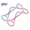 Portable Fitness Bands Figure 8 Resistance Band with Handle Anti-slip Men Women Chest Pilates Expander Elastic Strap Arm Back Shoulder Stretch