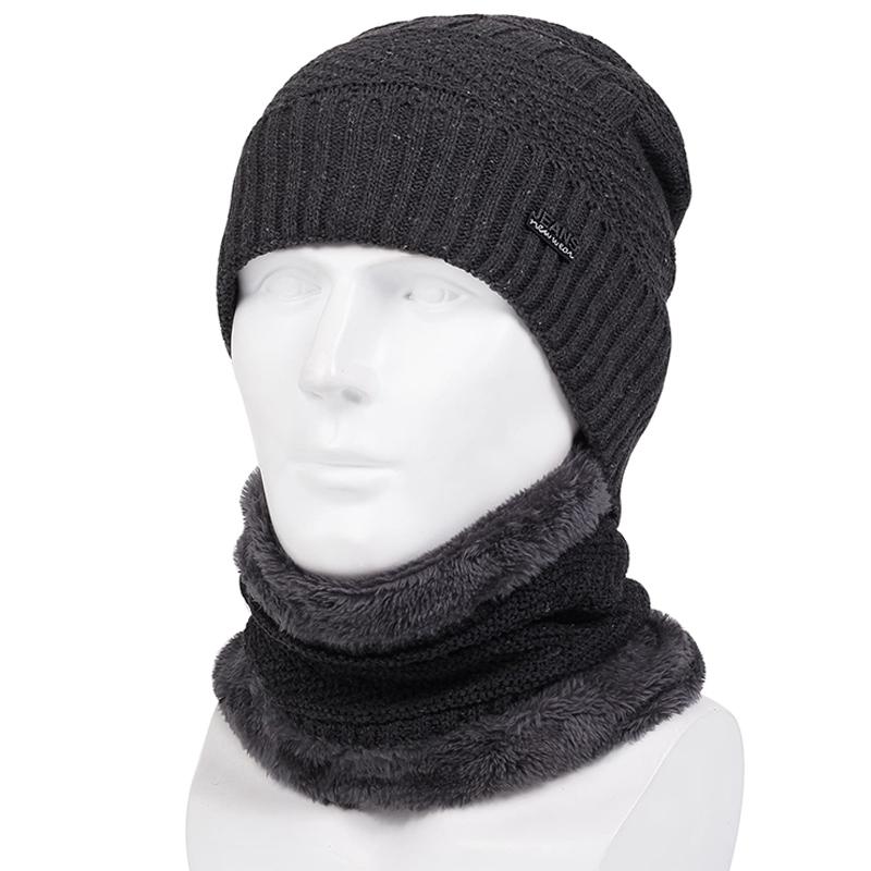 Balaclava Women Knitted Hat Scarf Caps Neck Warmer Winter Hats for Men Women Skullies Beanies Warm Fleece Cap Gorras