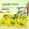 Hot-Selling DIY Electric Puzzle Car and City Map Toy for Children