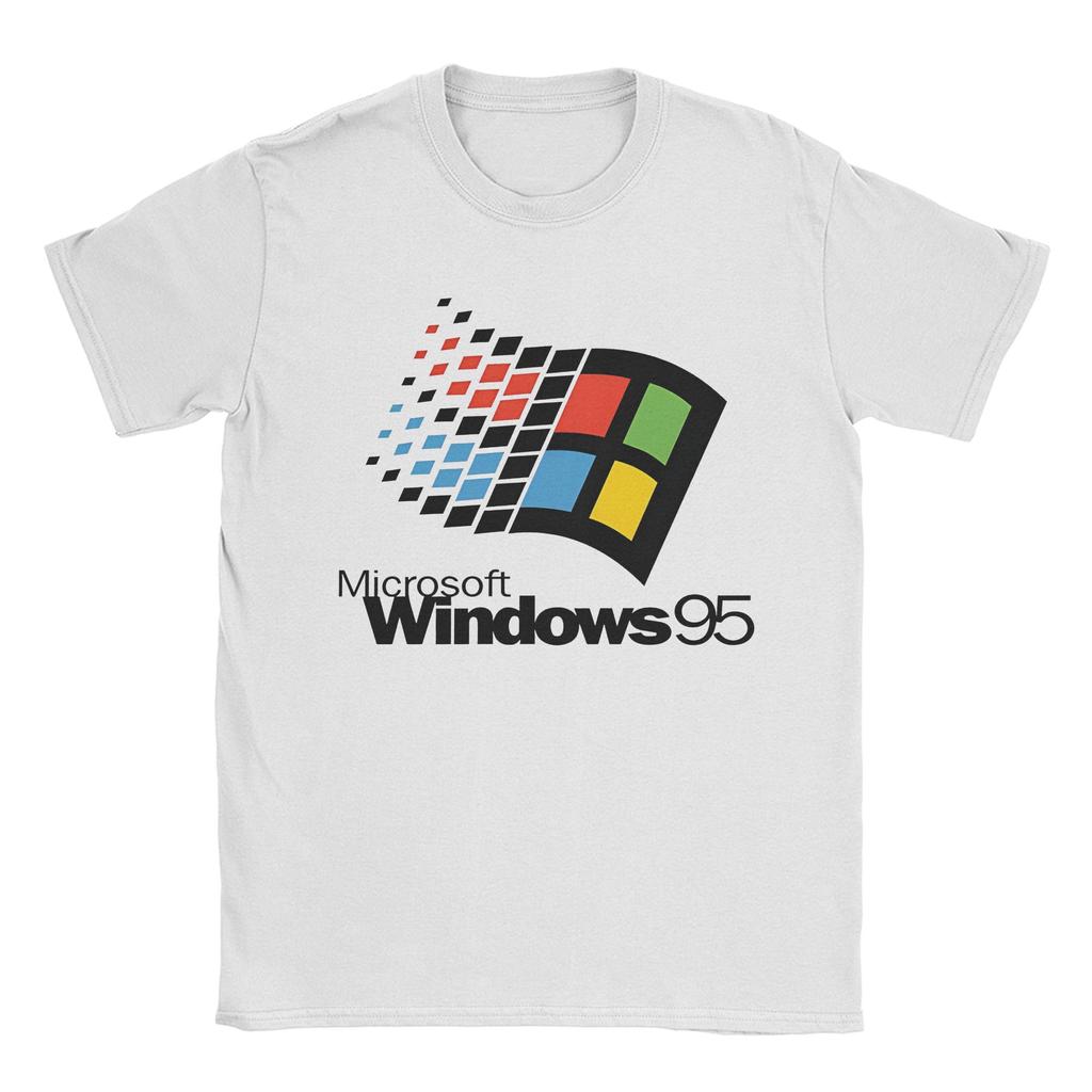 Windows95 Accessories Unisex T Shirts 100% Cotton Tee Graphic Printing Tops T-shirt