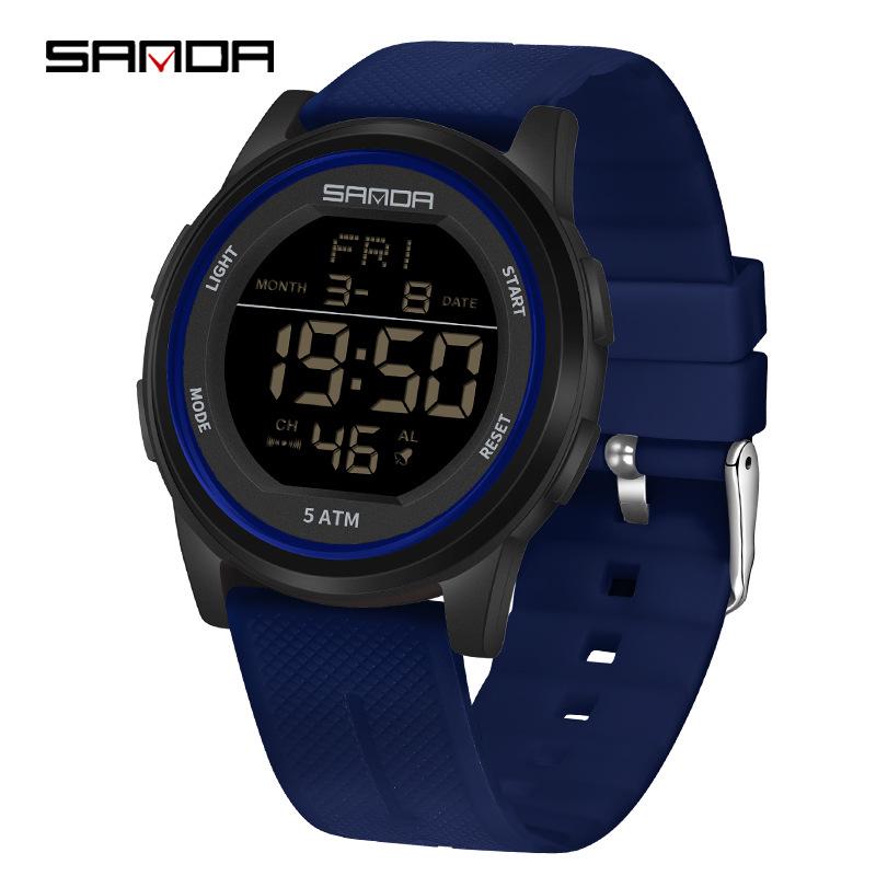 Sanda New Youth Luminous Waterproof Student Watch - Unisex Design for Middle Schoolers