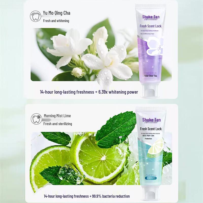 Saky Fresh Breath & Whitening Toothpaste Set