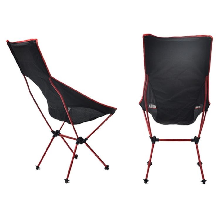 Outdoor Fishing Chair Compact Camp Backrest Chair Folding Fishing BBQ Chairs