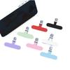 360 Degree Rotating Mobile Phone Lanyard Gasket Cloth Connecting Piece Mobile Phone Case Chain Metal Hanging Piece Card with Buckle Clip