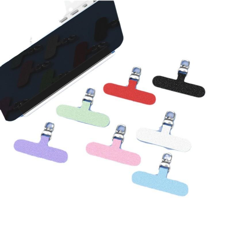 360 Degree Rotating Mobile Phone Lanyard Gasket Cloth Connecting Piece Mobile Phone Case Chain Metal Hanging Piece Card with Buckle Clip
