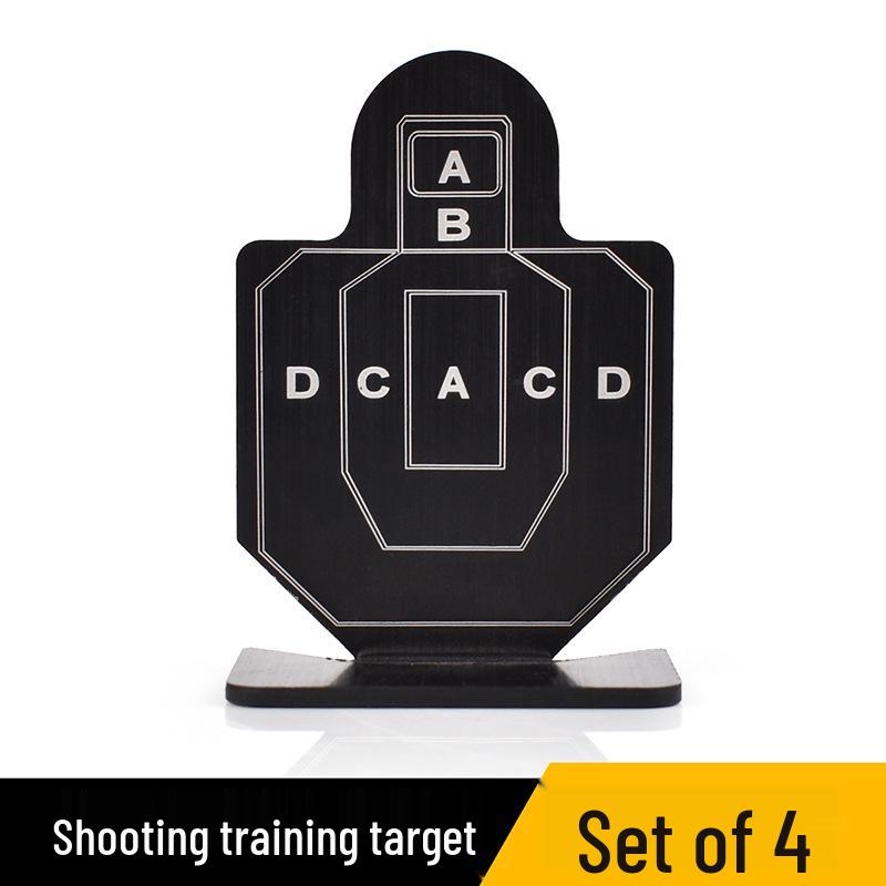 Aluminum Alloy Humanoid Soft Bullet Target for Indoor Shooting Training and Military Enthusiasts