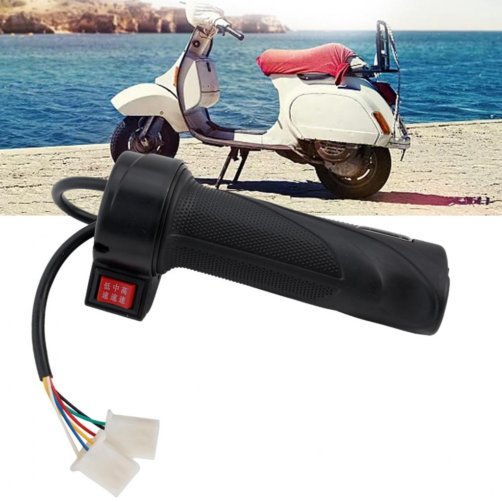 3 Speed Electric Bicycle Throttle Grip for E Bike Waterproof and Wear Resistant