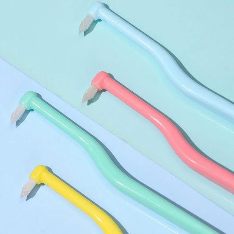 Cat Toothbrush Oral Care Pet Toothbrushes Small Heads Teeth Brush for Cats Mouth Cleaning Soft Hair Cat Toothbrush Pet Supplies