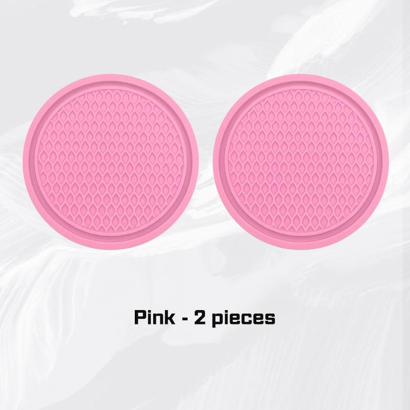 Car Coaster Water Cup Mat Accessories For Volkswagen VW ID.3 ID4 Polo Golf Passat Tiguan Beetle Caddy T5 Up Anti-slip Drink Pad hf2