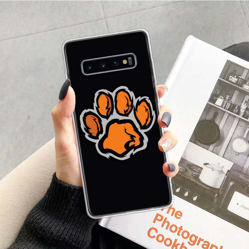 dog footprint Paw Phone Case For Samsung Galaxy S26 Ultra S23 S24 S25 Edge S20 FE S21 S22 Plus Soft Print Shell Cover Fundas Gal
