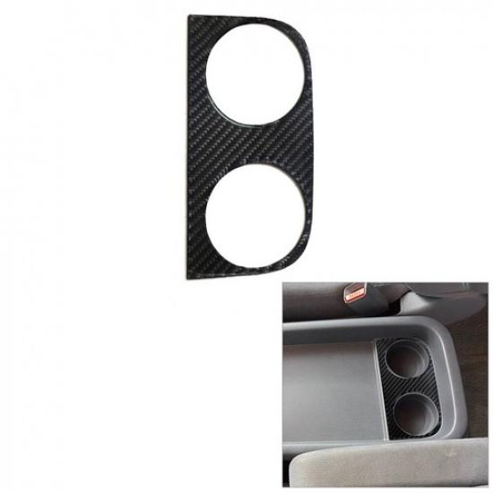For Honda Odyssey 2005-2010 Carbon Fiber Interior Rear Cupholder Cover Trim