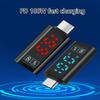 Type C Adapter USB C To USB C Adapter PD100W Fast Charger For Quick Charge And Data Transfer Real Time Power Monitoring