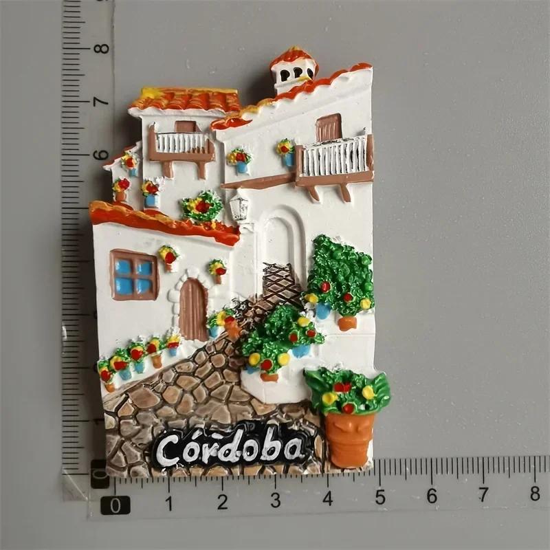 Barcelona Spania Magneți de Frigider Columb Granada Ibiza Sevilia Maalaga Suvenir Magneți de Frigider Autocolante Decor Bucătărie Acasă