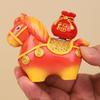 Handcrafted Zodiac Horse Ornaments Kawaii Zodiac Horse Figurines  Chinese New Year